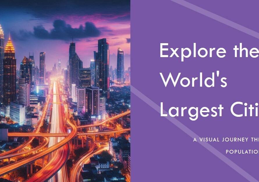 The 2024 Largest Cities in the World: A Visual Population Analysis