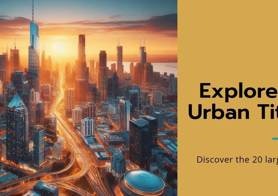 The 20 Largest Cities in the World of 2018: Urban Titans in Focus