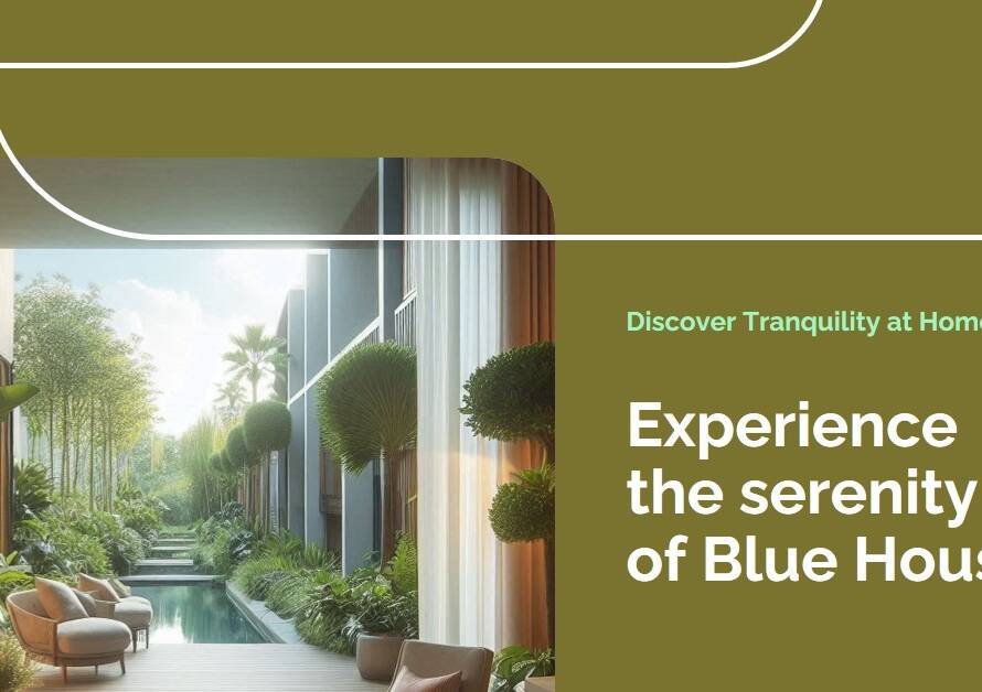 Blue House by Studio MK27: A Tranquil Residential Space