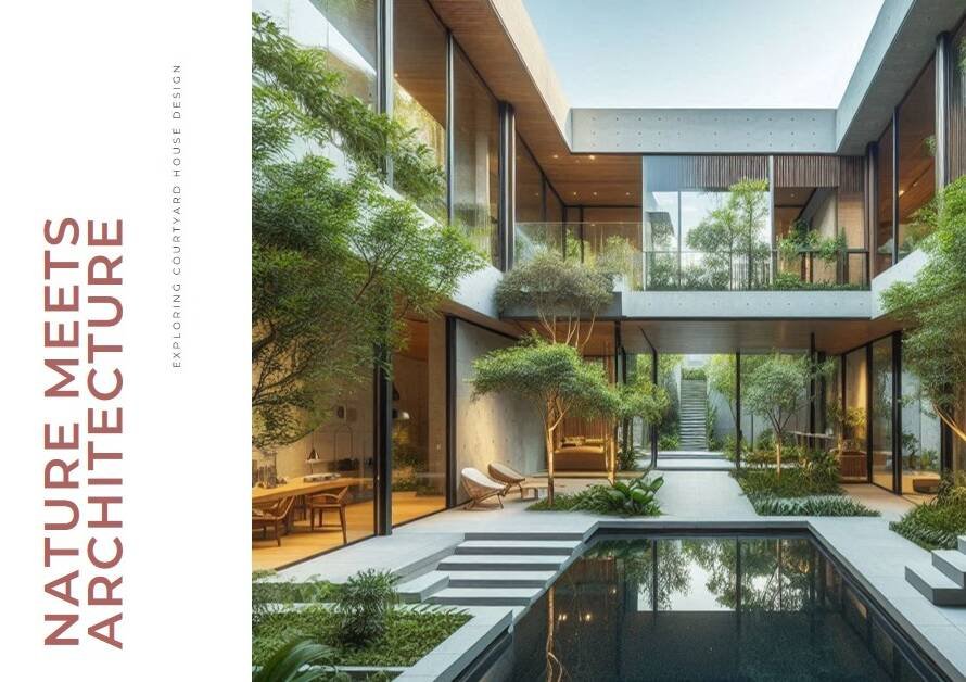 Courtyard House by Leckie Studio: Blending Nature and Architecture