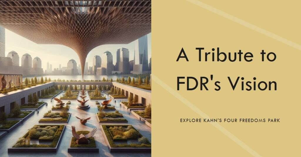 Kahn’s Four Freedoms Park: A Tribute to FDR’s Vision