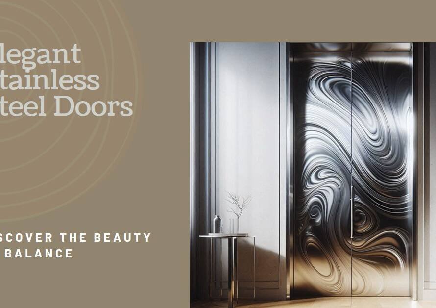 Metallic Doors by Ellison Bronze: Formed Stainless Steel Balanced Door Designs