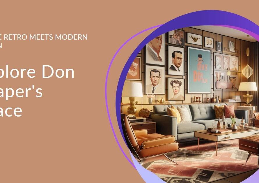 A Virtual Look into Don Draper’s Mad Men Apartment: Retro Meets Modern