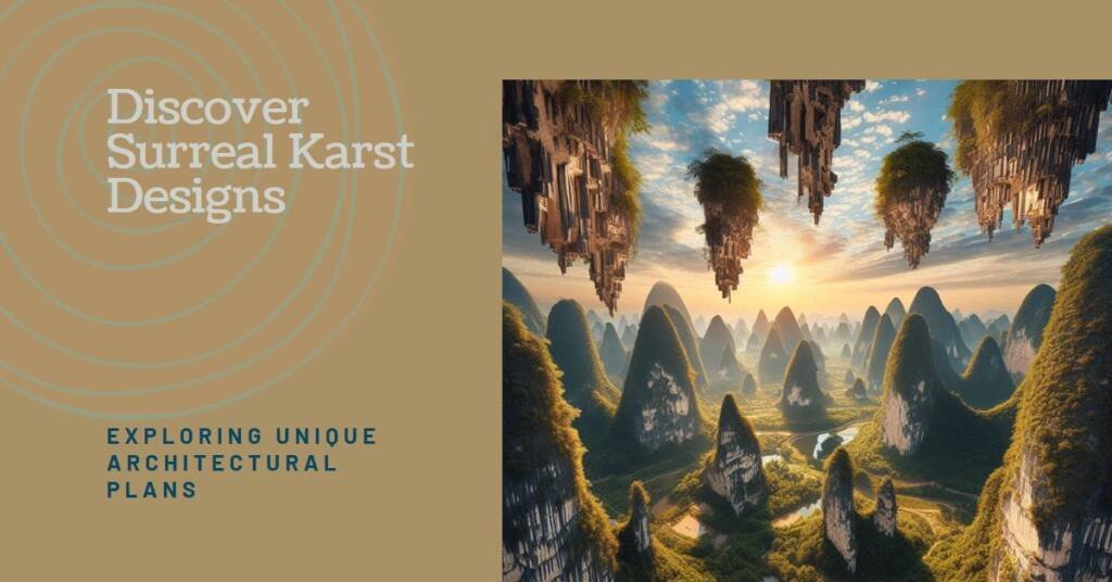 Doppelganger Karst Architecture: Exploring a Surreal Site Plan and Section