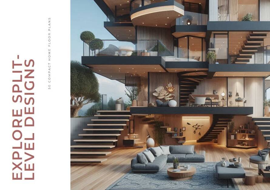 Split-Level Floor Plans: 50 Examples for Compact Homes