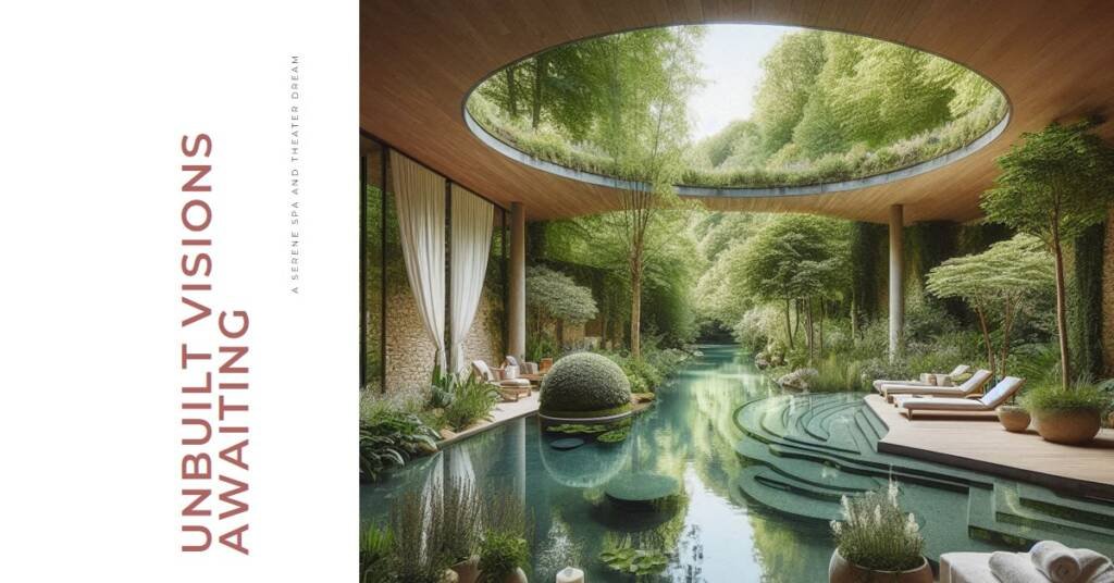 Unbuilt Visions: A Serene Spa in France and a Theater in Norway