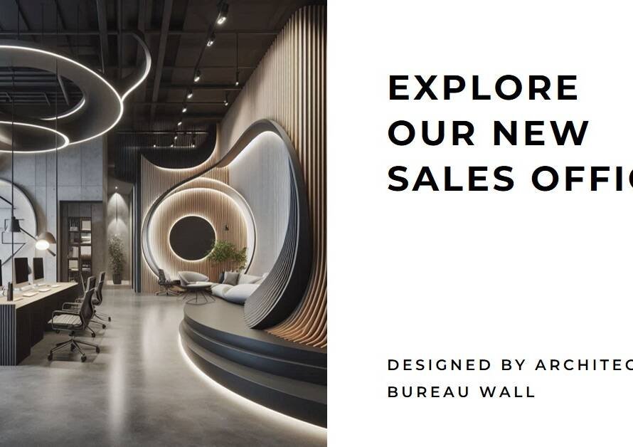 Forst Sales Office by Architectural Bureau Wall