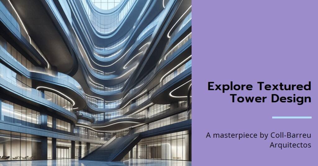 Textured Tower by Coll-Barreu Arquitectos