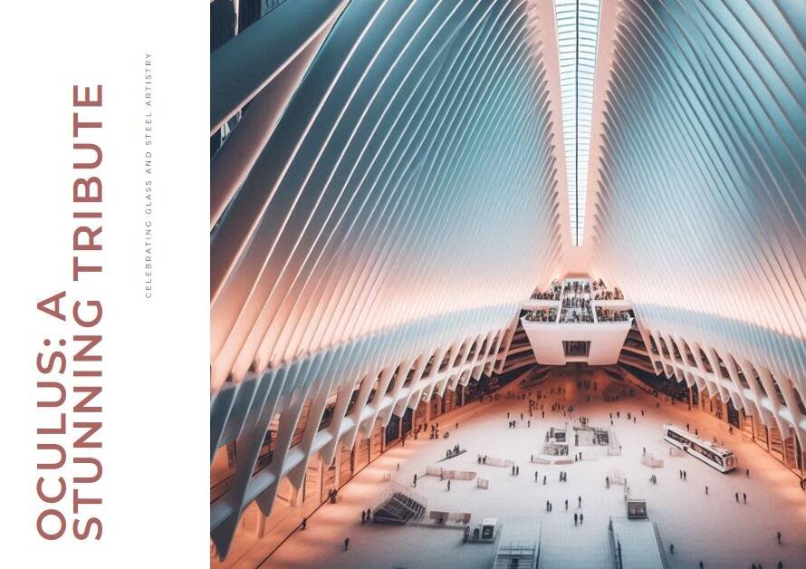 World Trade Center Transportation Hub: Oculus – A Tribute in Glass & Steel
