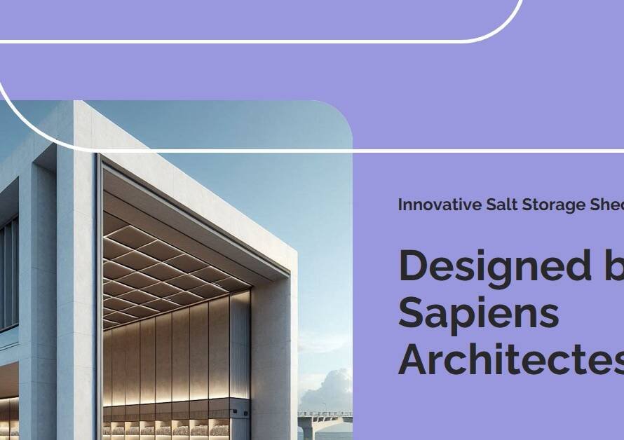 Salt Storage Sheds by Sapiens Architectes: Industrial Solutions Reinvented