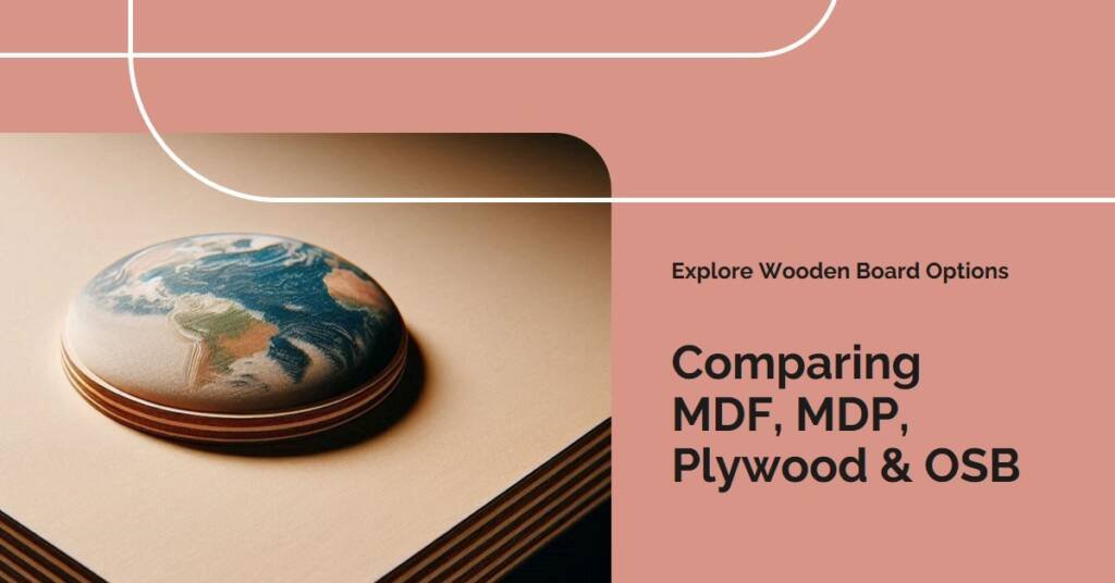 Wooden Boards: Comparing MDF, MDP, Plywood & OSB