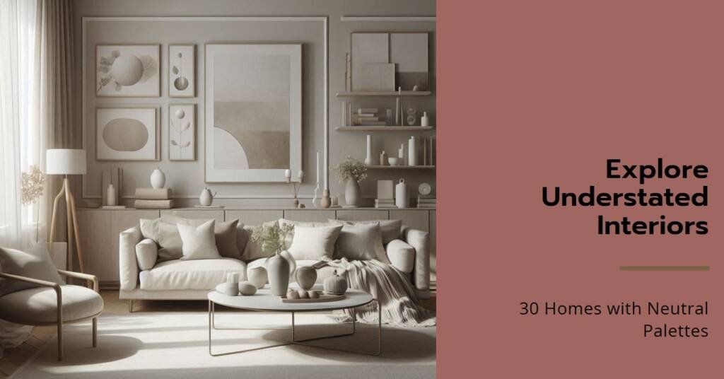 Understated Interiors: 30 Homes with Neutral Palettes