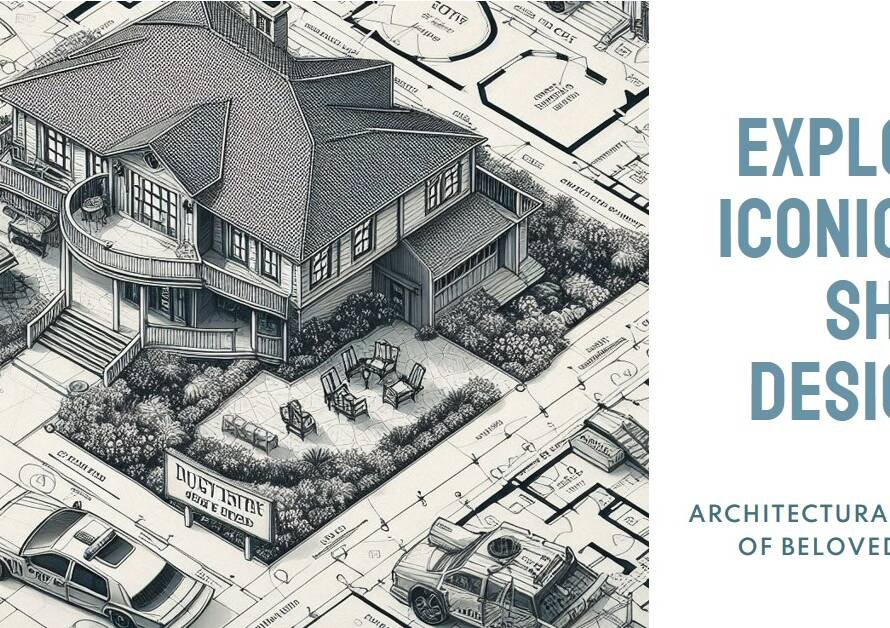 From Friends to Frasier: 13 TV Shows Rendered in Architectural Plans