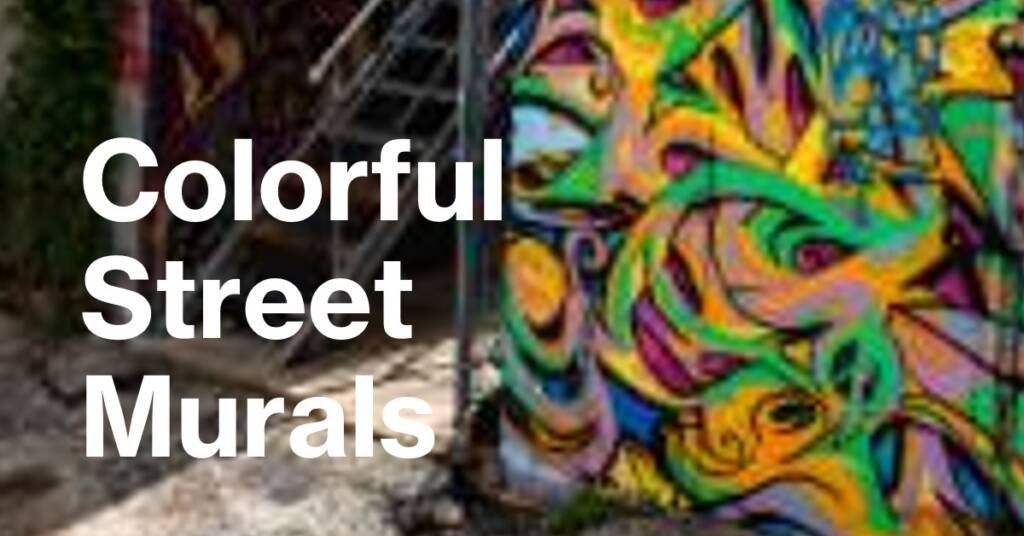 Strook’s Colorful Street Murals: Recycled Wood as Art