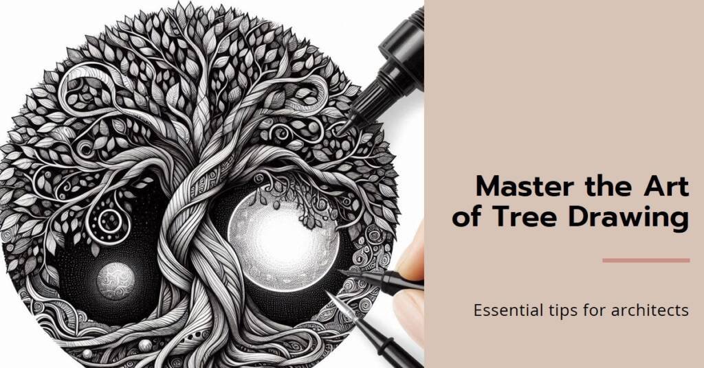 Mastering Tree Drawing: Tips for Architectural Renderings