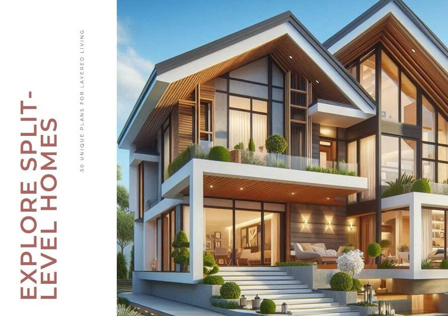 Split-Level Homes: 50 Plans for Layered Living