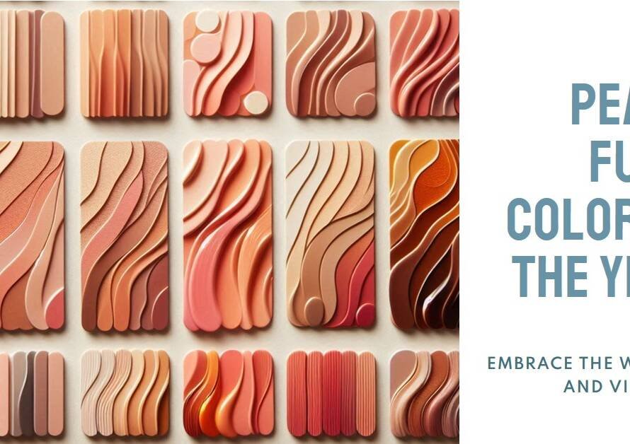 Pantone Reveals Peach Fuzz as Color of the Year 2024: Design Trends