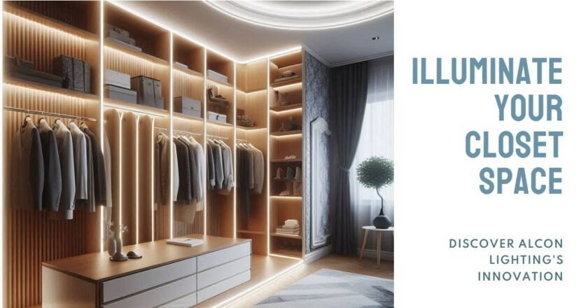 LED Light Closet Rods by Alcon Lighting: Illuminating Interior Innovation