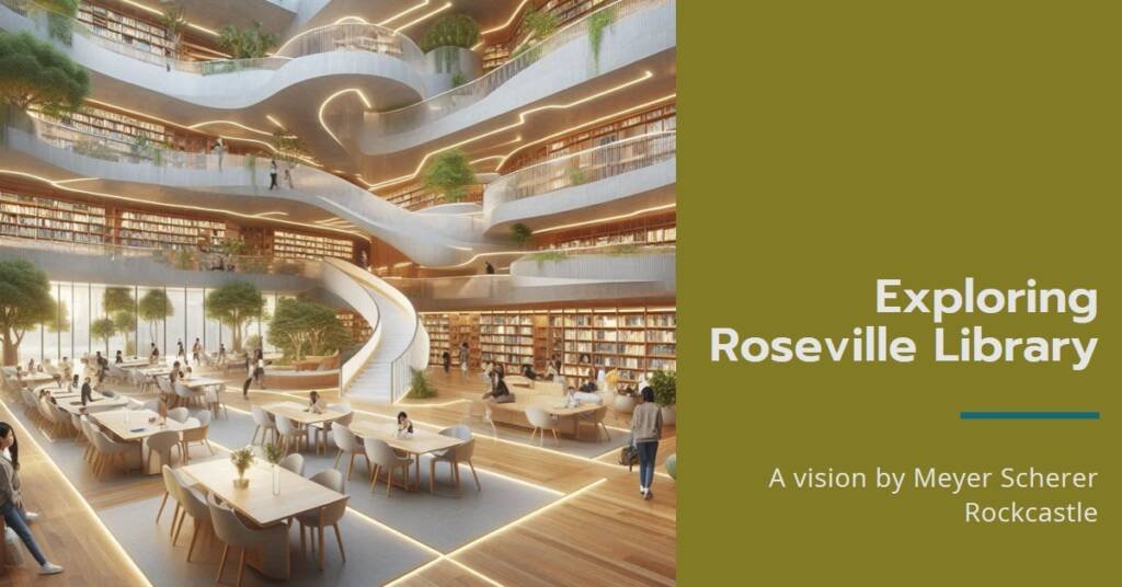 Roseville Library Plan by Meyer Scherer Rockcastle