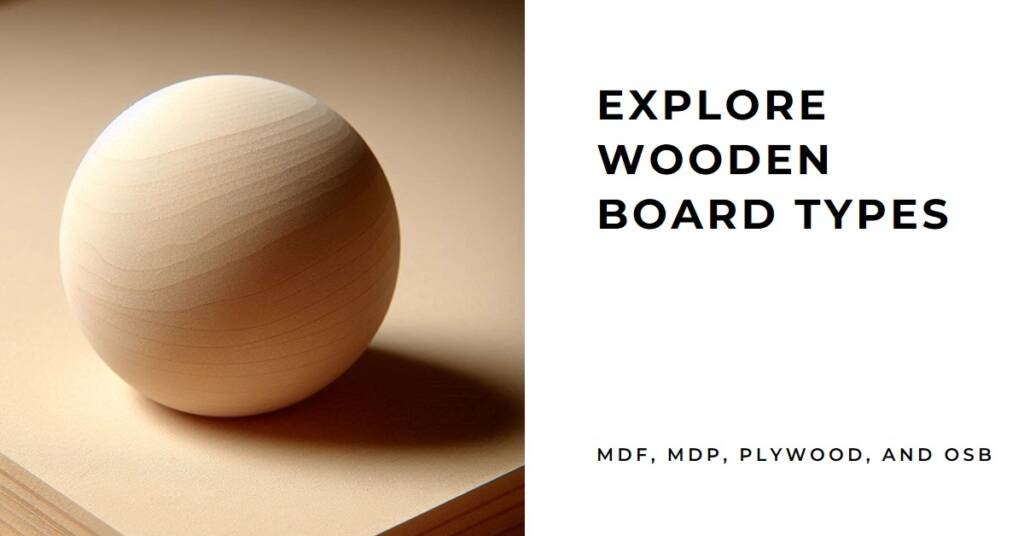 Wooden Boards: MDF, MDP, Plywood, and OSB